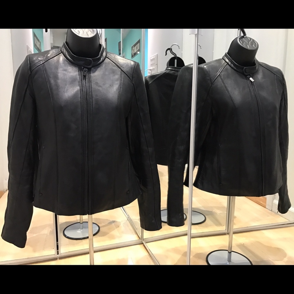 Calvin Klein leather jacket XS